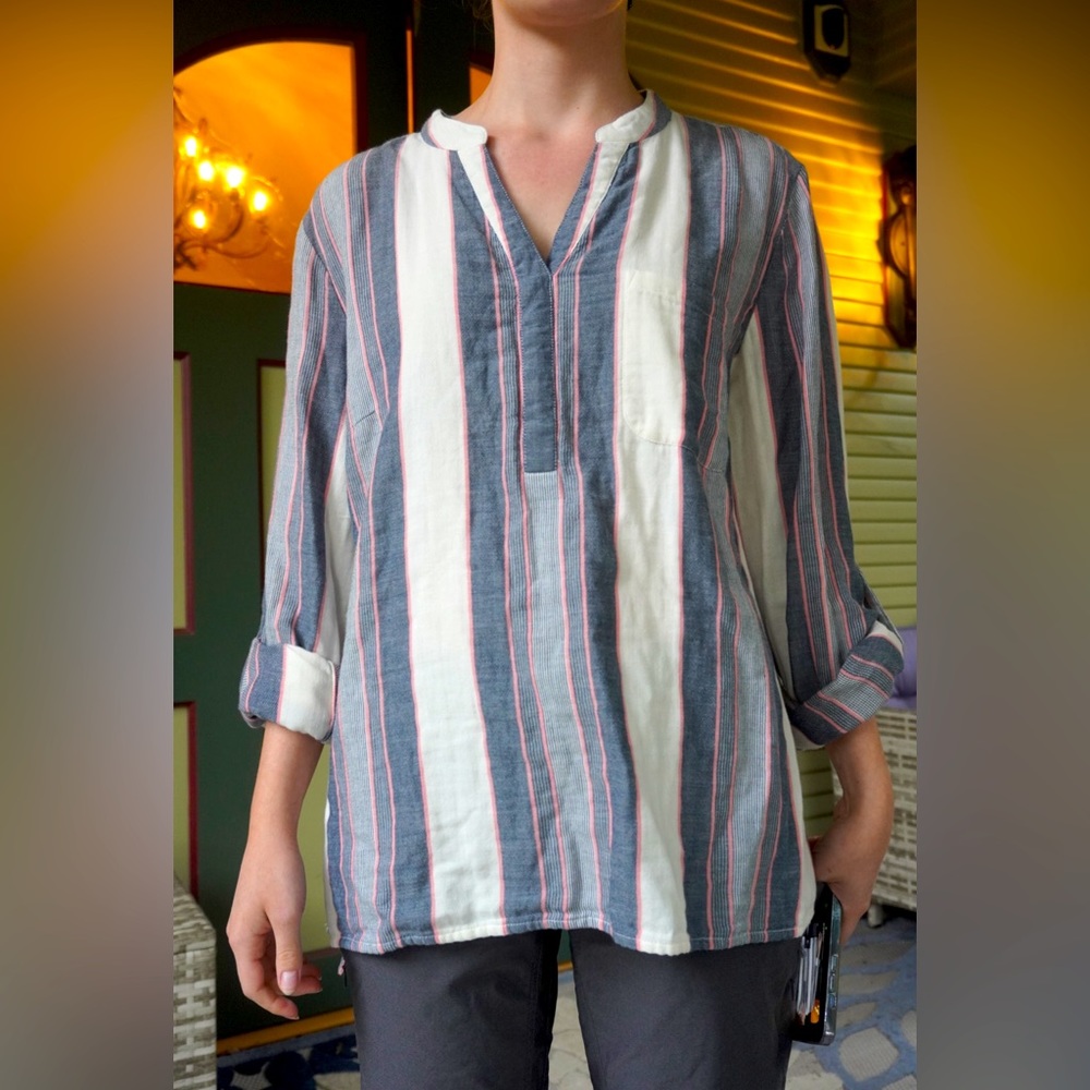 Double Layered Linen Shirt